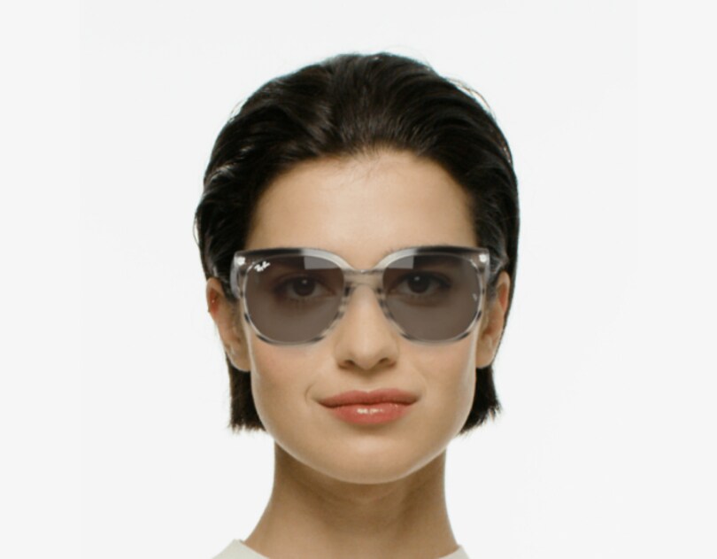 generous sunglasses coverage shown on the same face for comparison.
